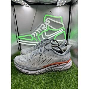 Hoka One One W Clifton 8 Gray Running Shoes F27221I Women's Size 11B Mens 9.5